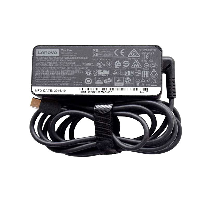 45W USB-C Lenovo N23 Yoga Chomebook AC Adapter Oplader Lader