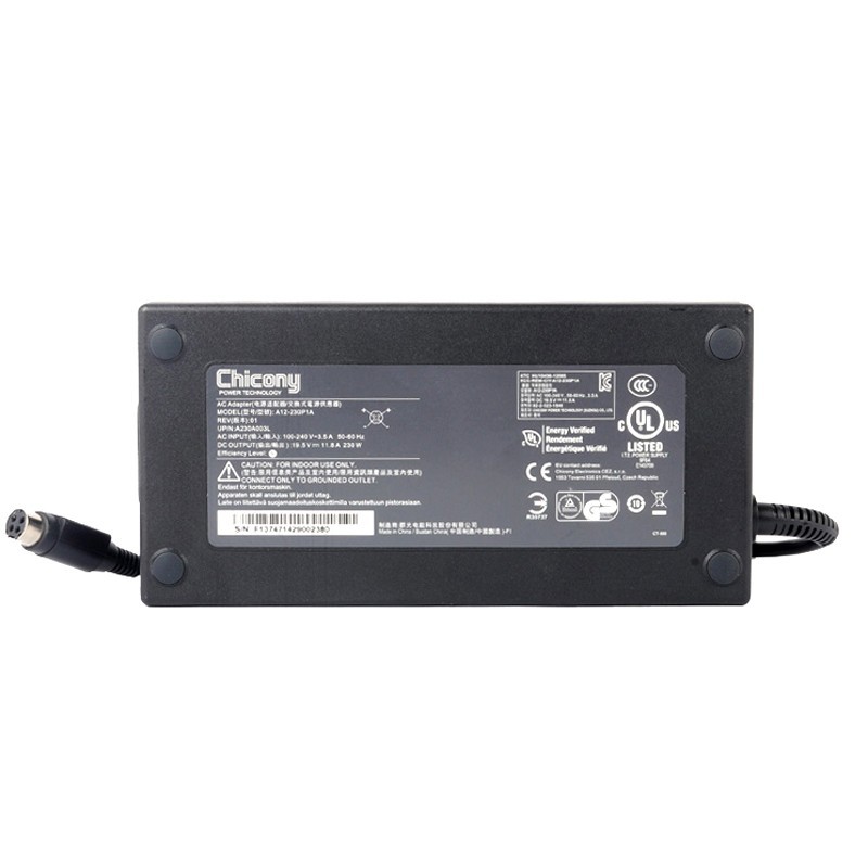 Genuine 300W Clevo P370EM AC Adapter Charger Power Cord Lader stroomvoorziening stroomdraad