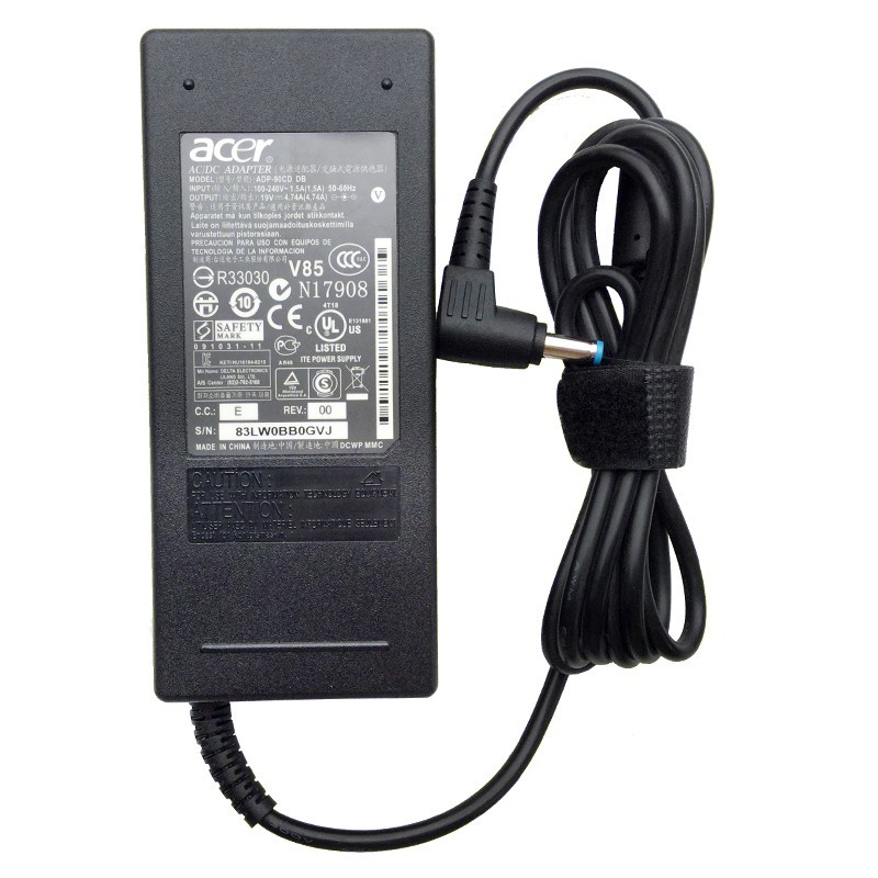 Genuine 90W AC Adapter Charger Acer AcerNote Light 372 + Free Cord Lader stroomvoorziening stroomdraad