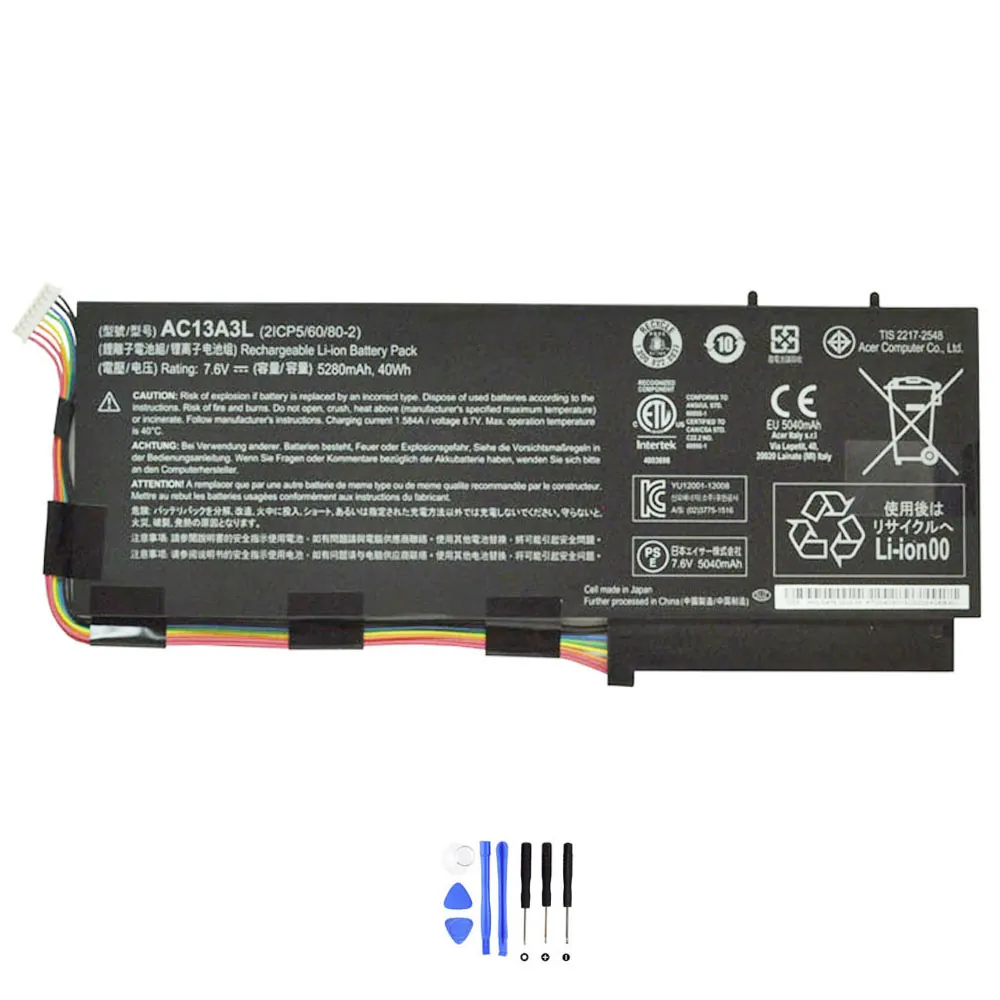 Acer AC13A3L accu (batterij) 40Wh