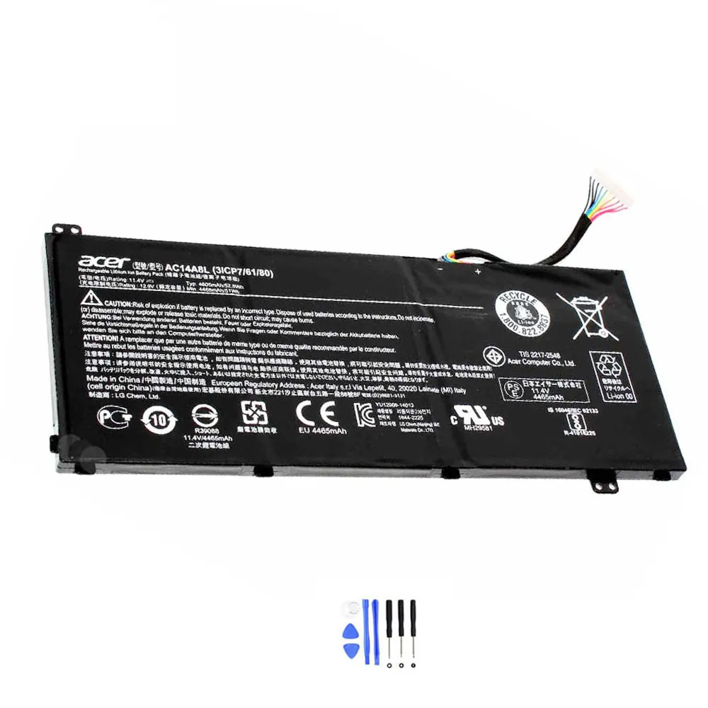 Acer AC14A8L accu (batterij) 52,5Wh