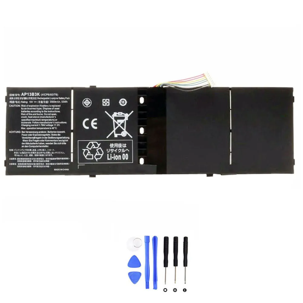 Acer AP13B8K accu (batterij) 53Wh