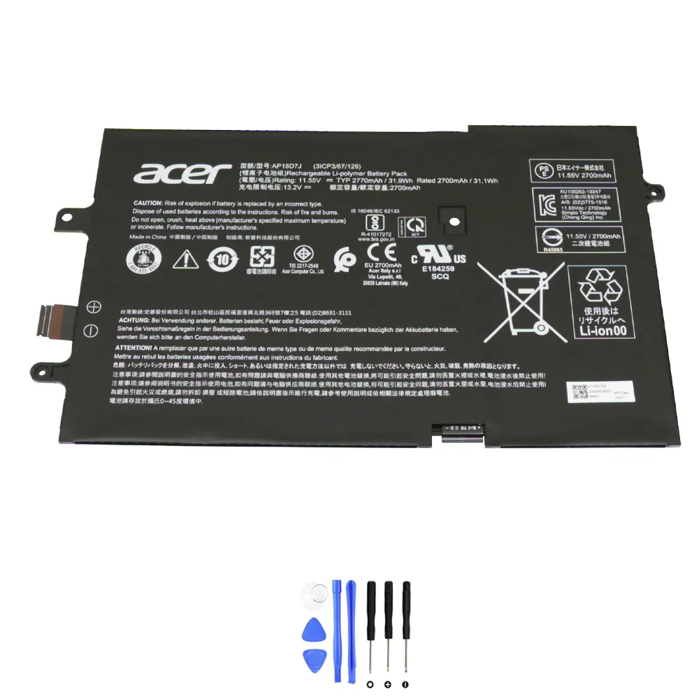 Acer AP18D7J accu (batterij) 31,9Wh
