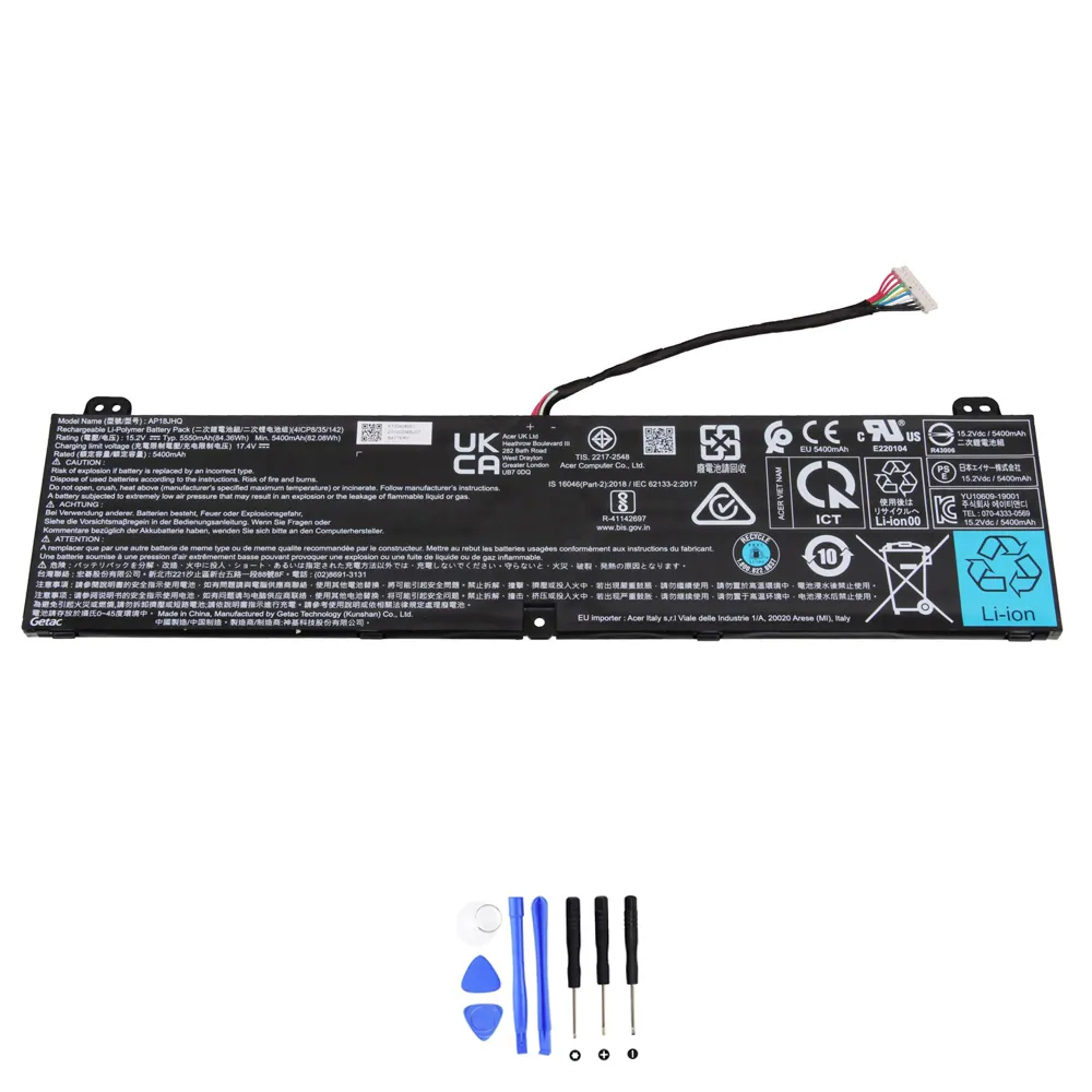 Acer AP18JHQ accu (batterij) 84,36Wh