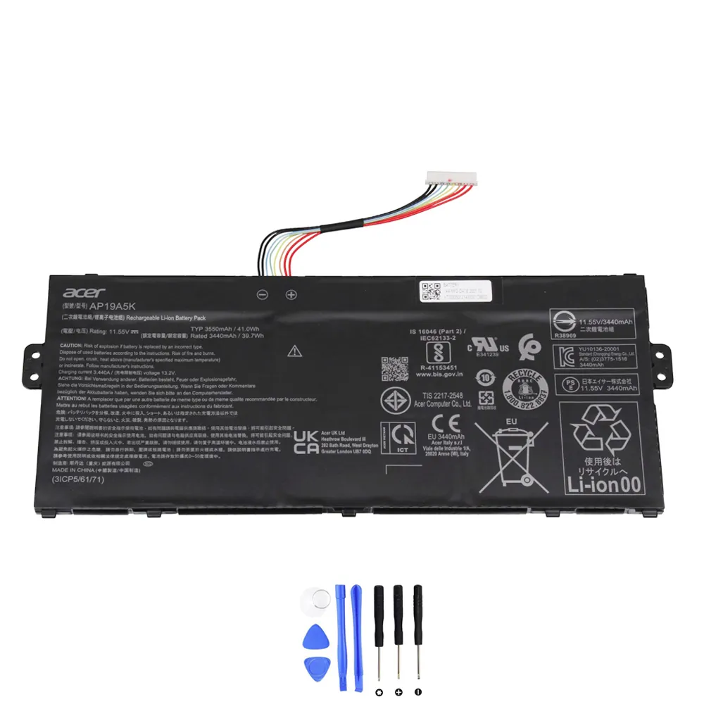 Acer AP19A5K accu (batterij) 41Wh
