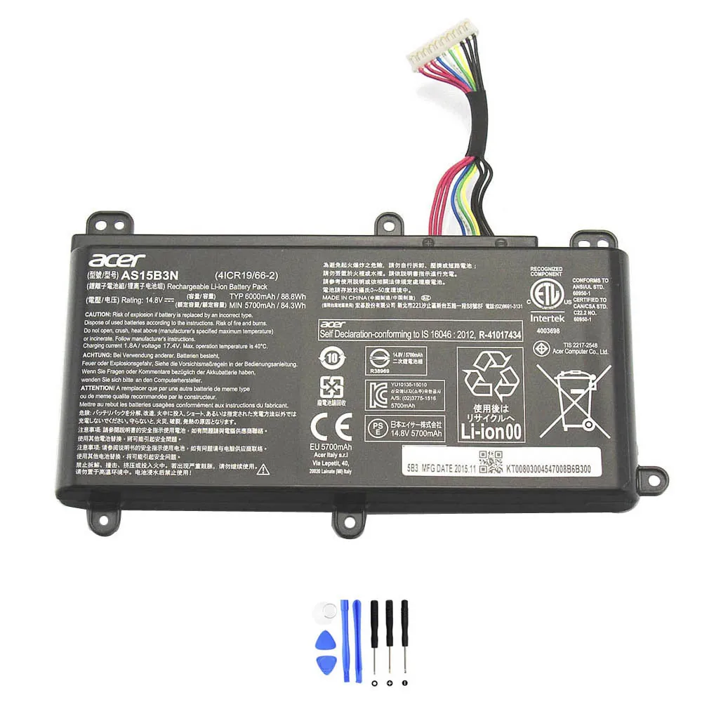 Acer AS15B3N accu (batterij) 88Wh