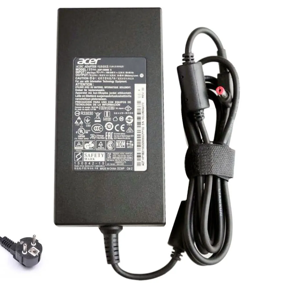 19,5V 9,23A 180W Acer oplader netadapter 5,5mm 1,7mm stekker