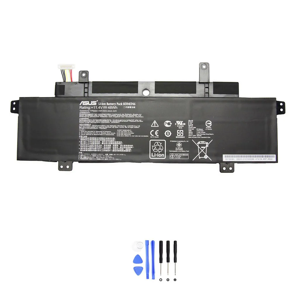 Foto van de Asus B31N1346 48Wh vervangingsaccu