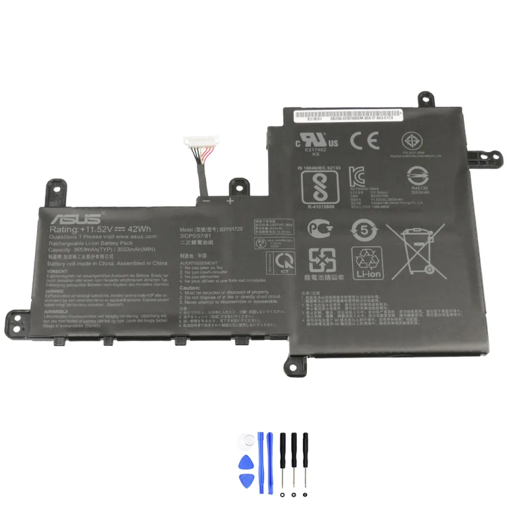 Asus B31N1729 accu (batterij) 42Wh