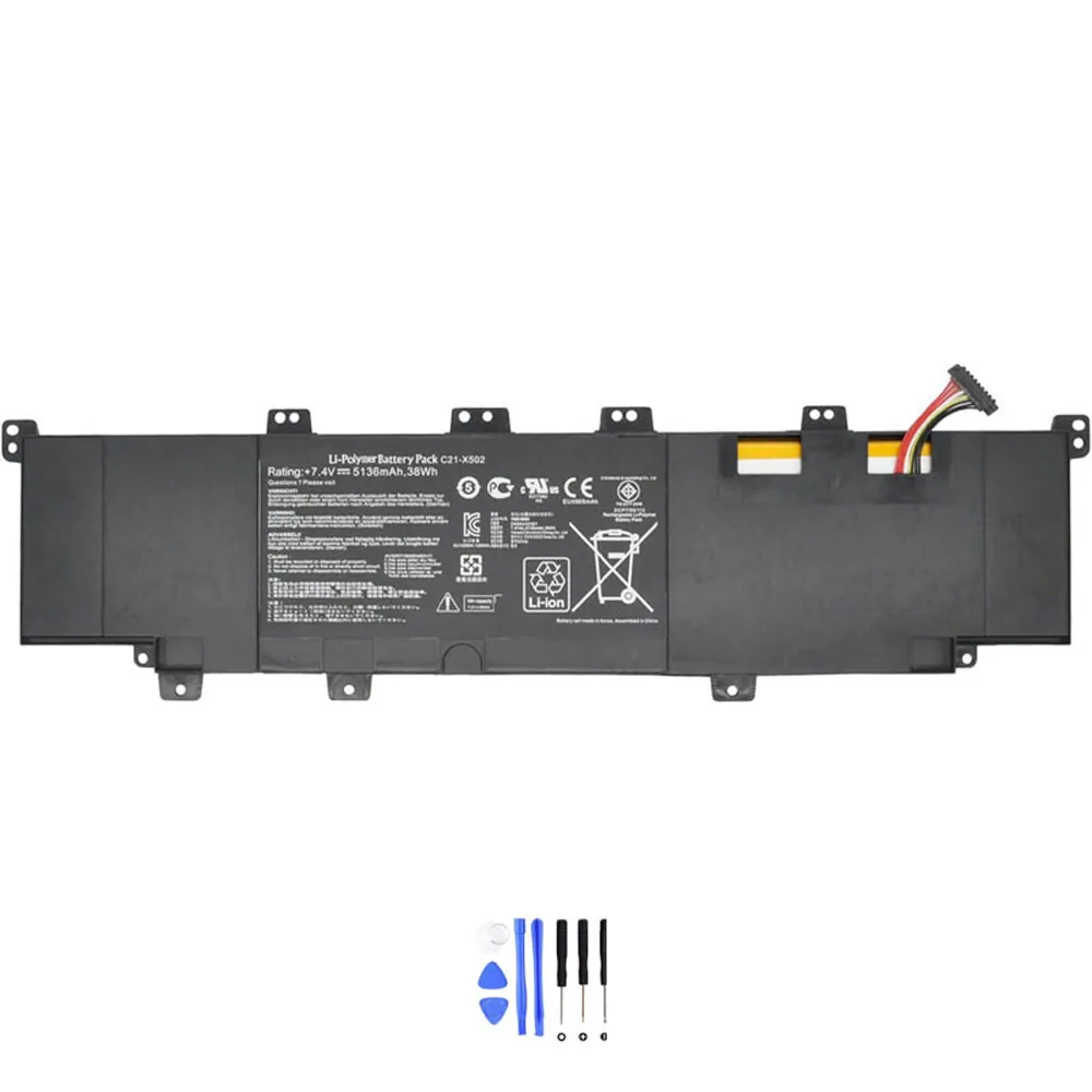Asus C21-X502 accu (batterij) 38Wh