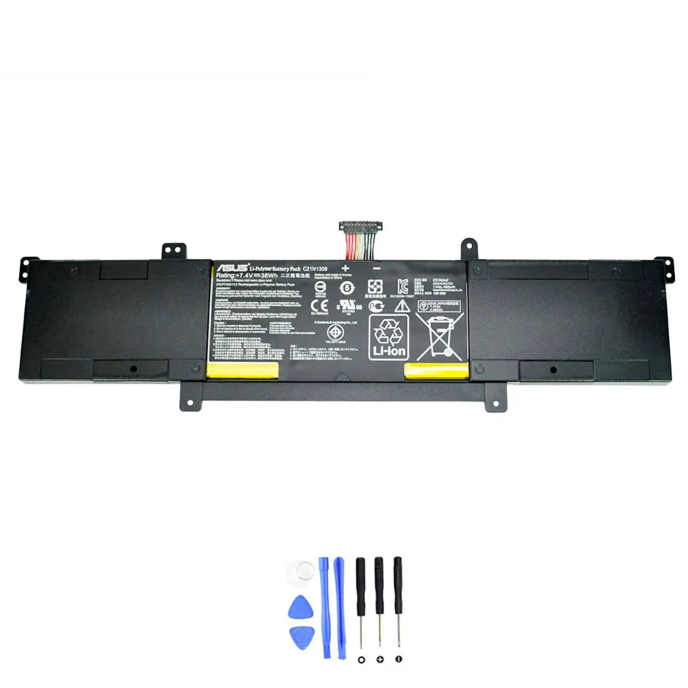 Compatibele vervangingsaccu Asus C21N1309 38Wh