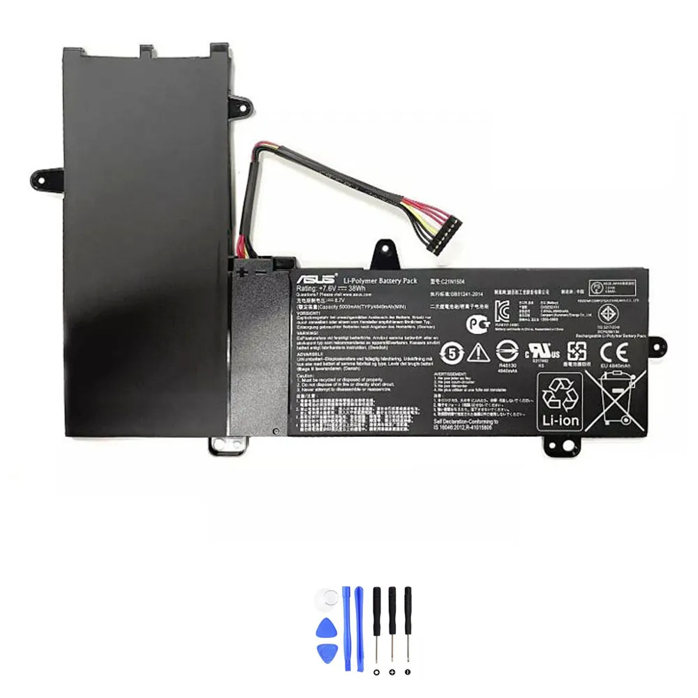 Asus C21N1504 accu (batterij) 38Wh