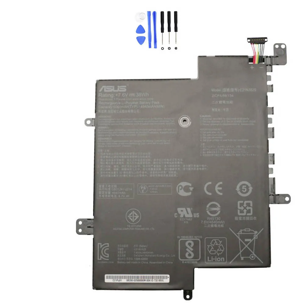 Asus C21N1629 accu (batterij) 38Wh