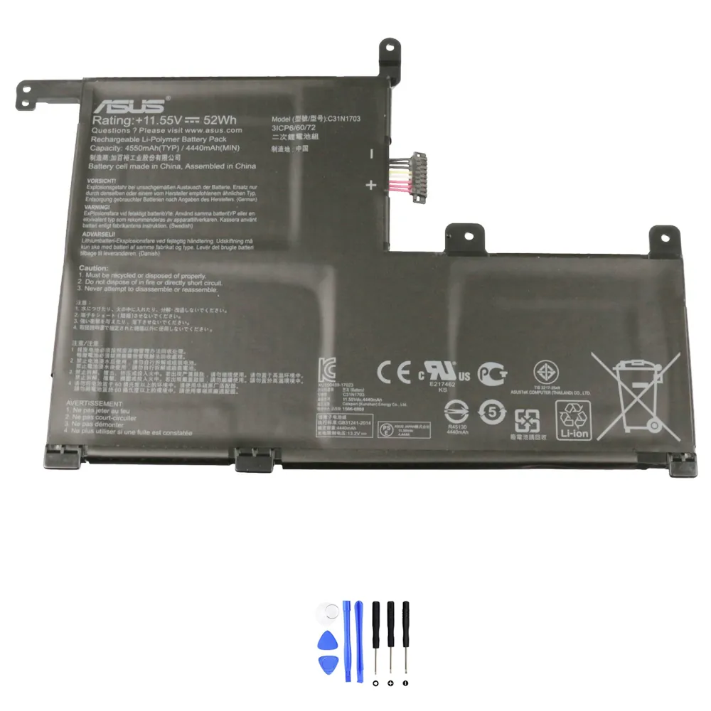 Asus C31N1703 accu (batterij) 52Wh