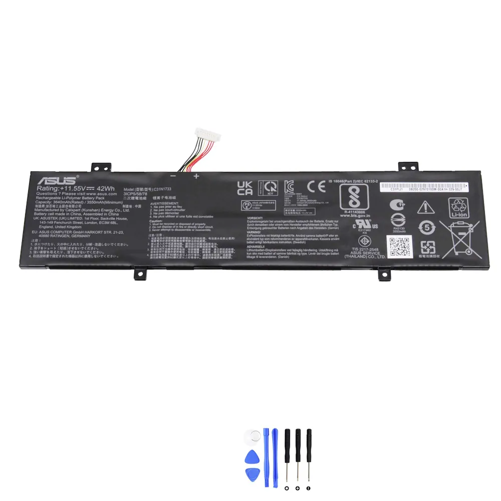 Asus C31N1733 accu (batterij) 42Wh
