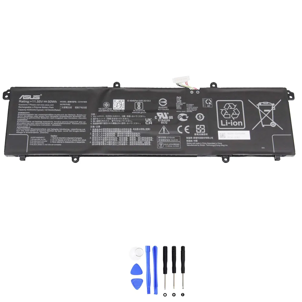 Asus C31N1905 Short Line accu (batterij) 50Wh