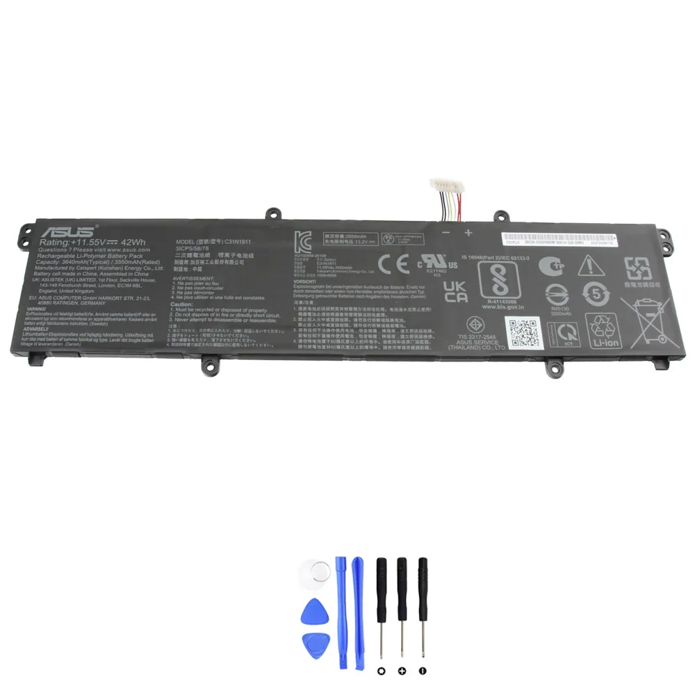 Asus C31N1911 accu (batterij) 42Wh