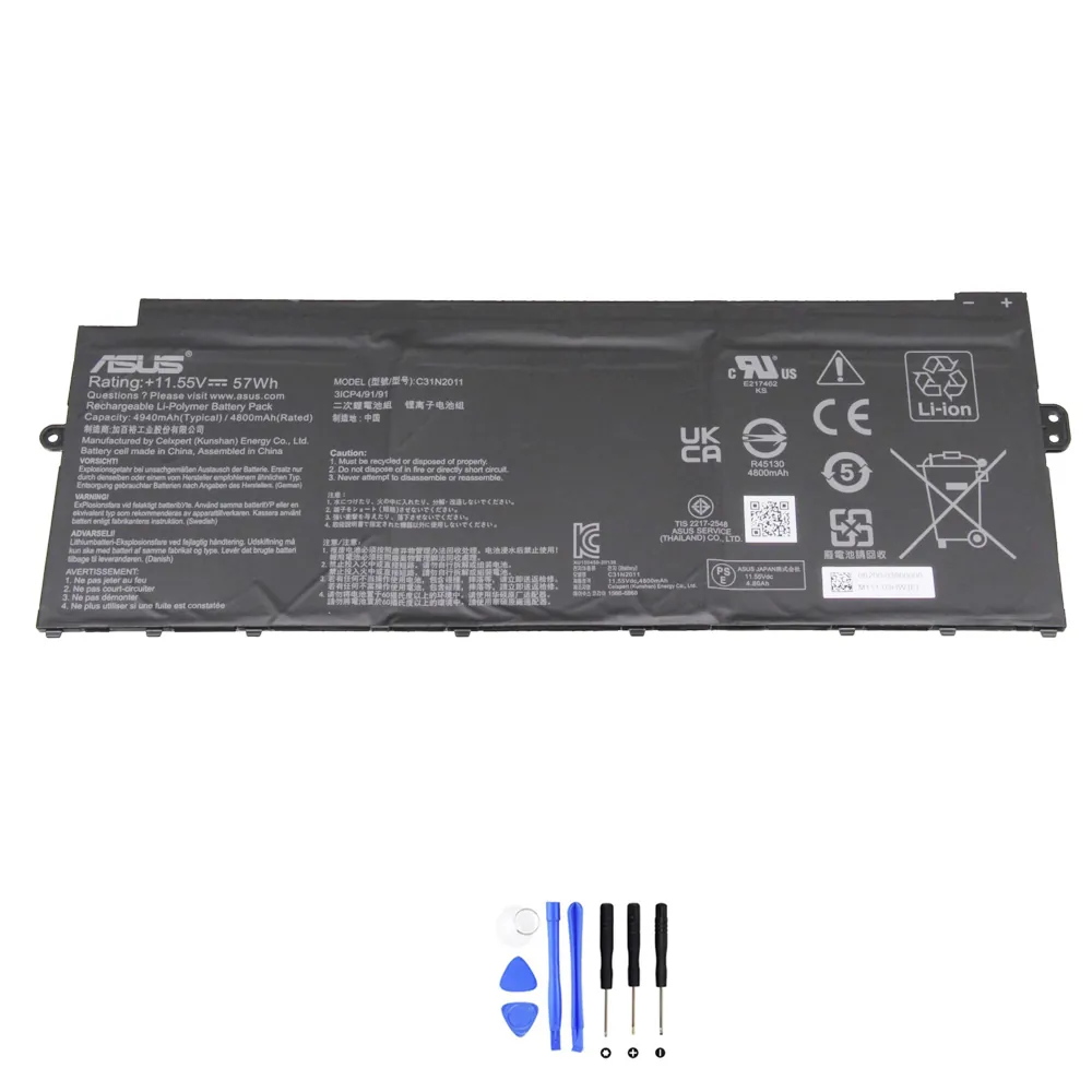 Asus C31N2011 accu (batterij) 57Wh