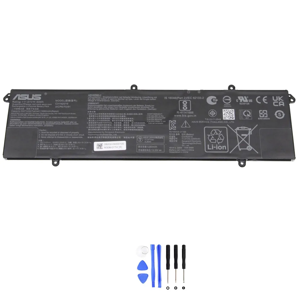 Asus C31N2019 accu (batterij) 63Wh
