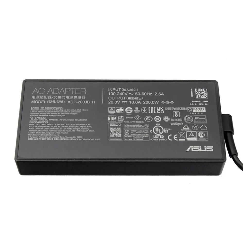 20V 10A 200W Asus oplader netadapter 6,0mm 3,7mm stekker - Afbeelding 4