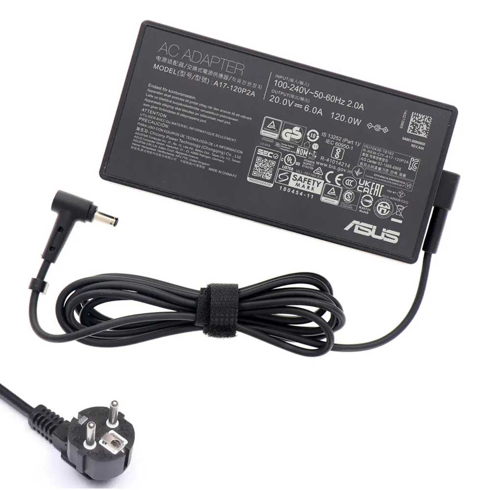 20V 6A 120W Asus oplader netadapter 4,5mm 3,0mm stekker