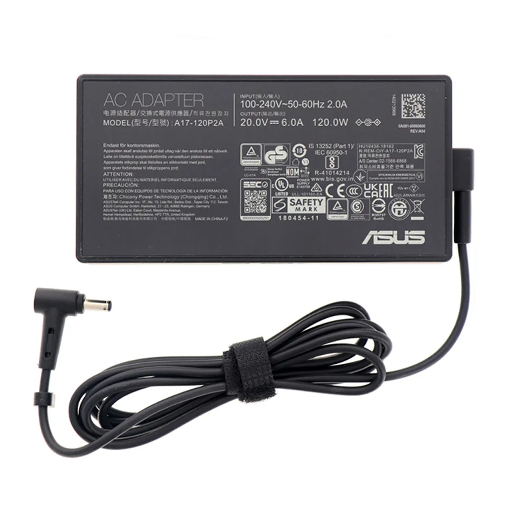 20V 6A 120W Asus oplader netadapter 4,5mm 3,0mm stekker - Afbeelding 2