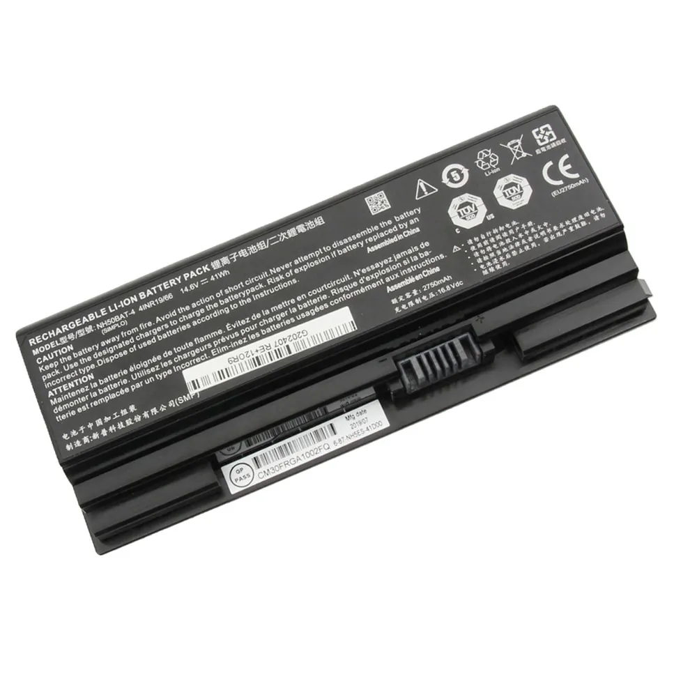 Clevo NH50BAT-4 accu (batterij) 41Wh