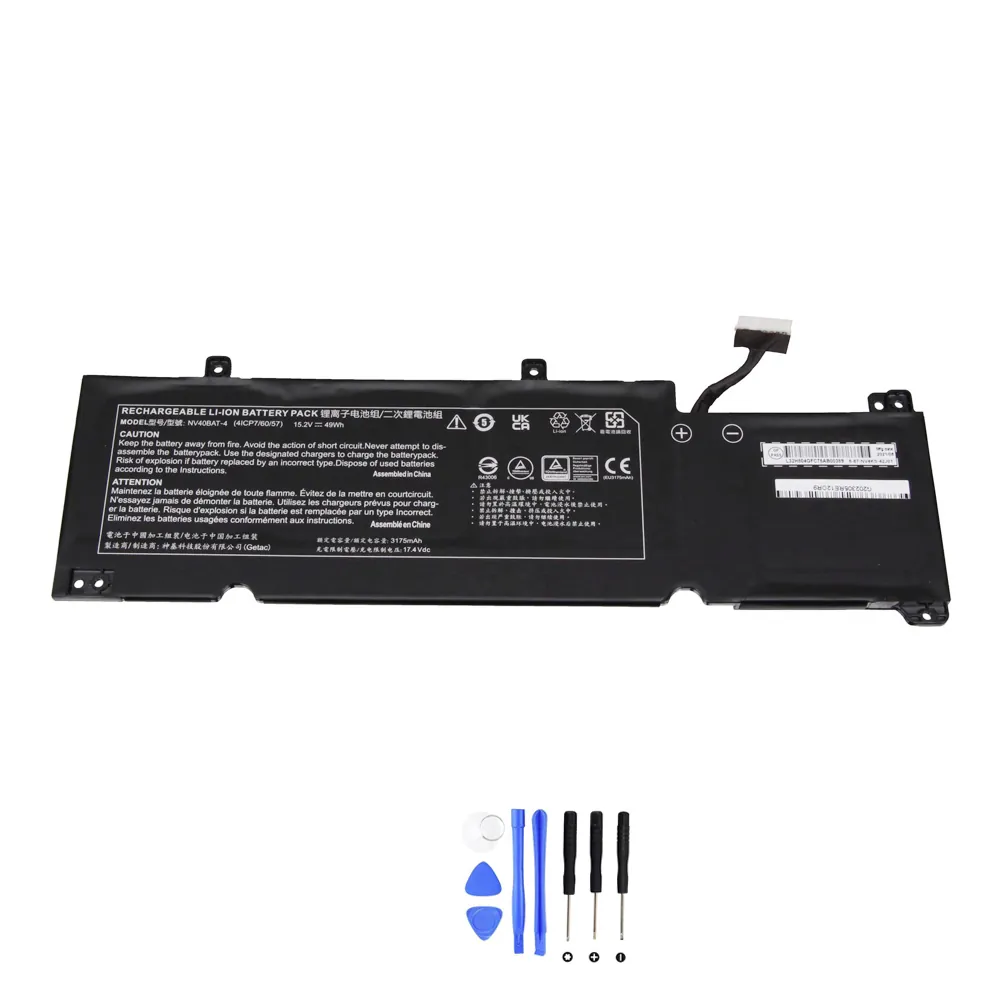 Clevo NV40BAT-4 accu (batterij) 49Wh