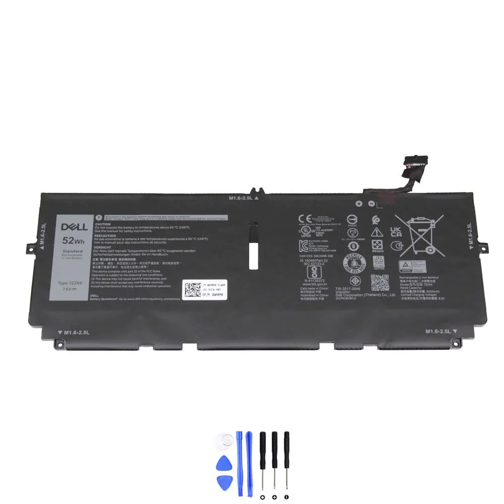 Dell 722KK accu (batterij) 52Wh