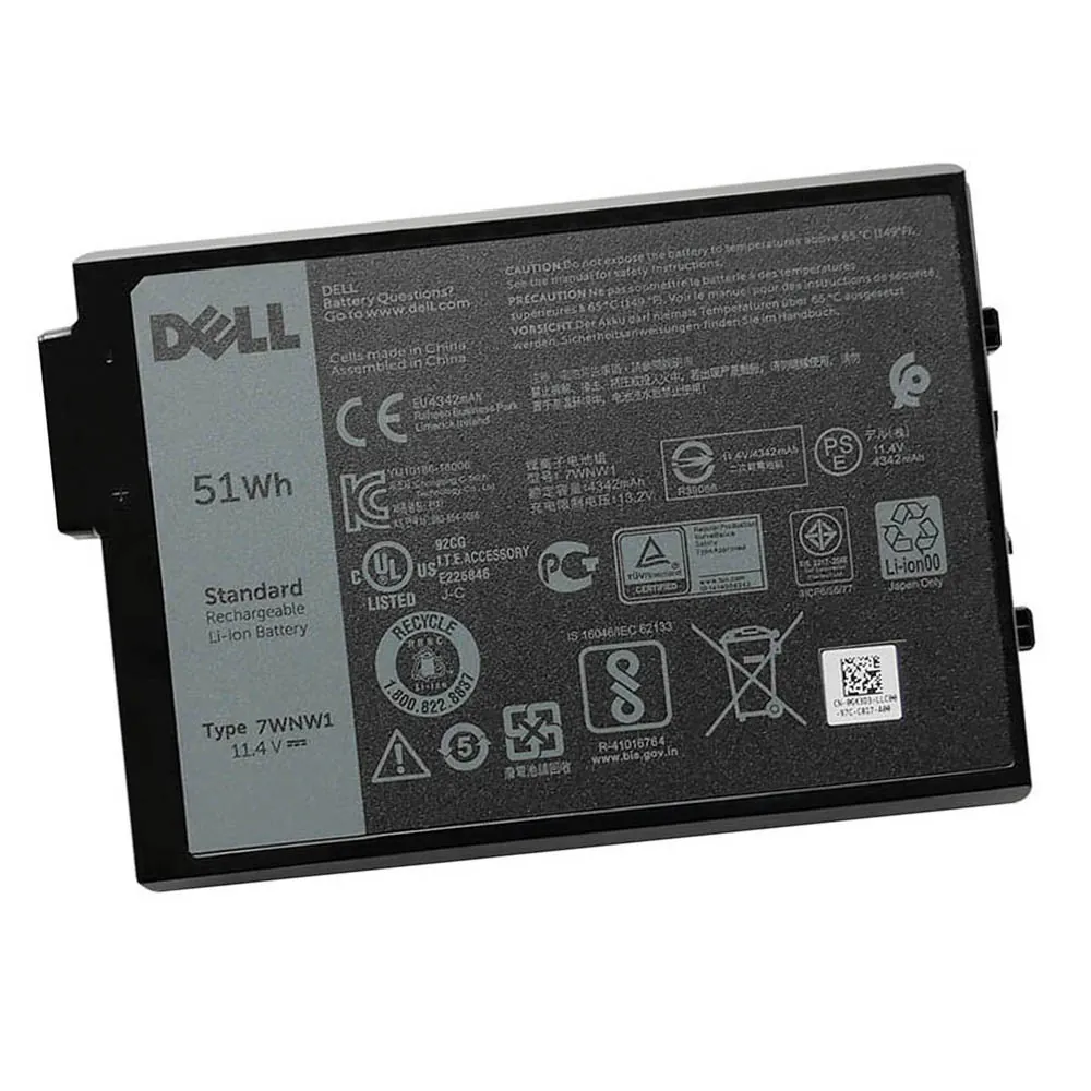 Dell 7WNW1 accu (batterij) 51Wh