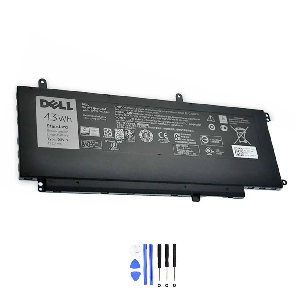 Dell D2VF9 accu (batterij) 43Wh