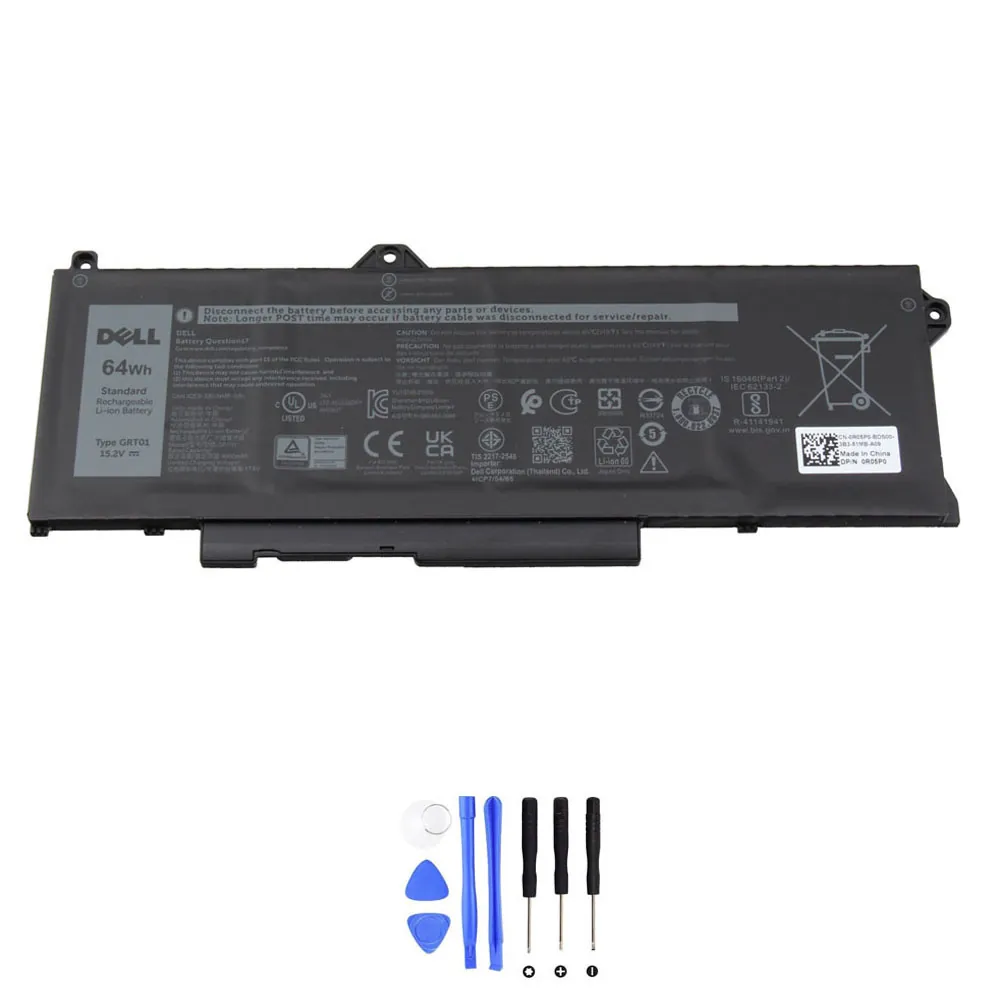 Dell GRT01 64Wh compatibele vervangingsaccu