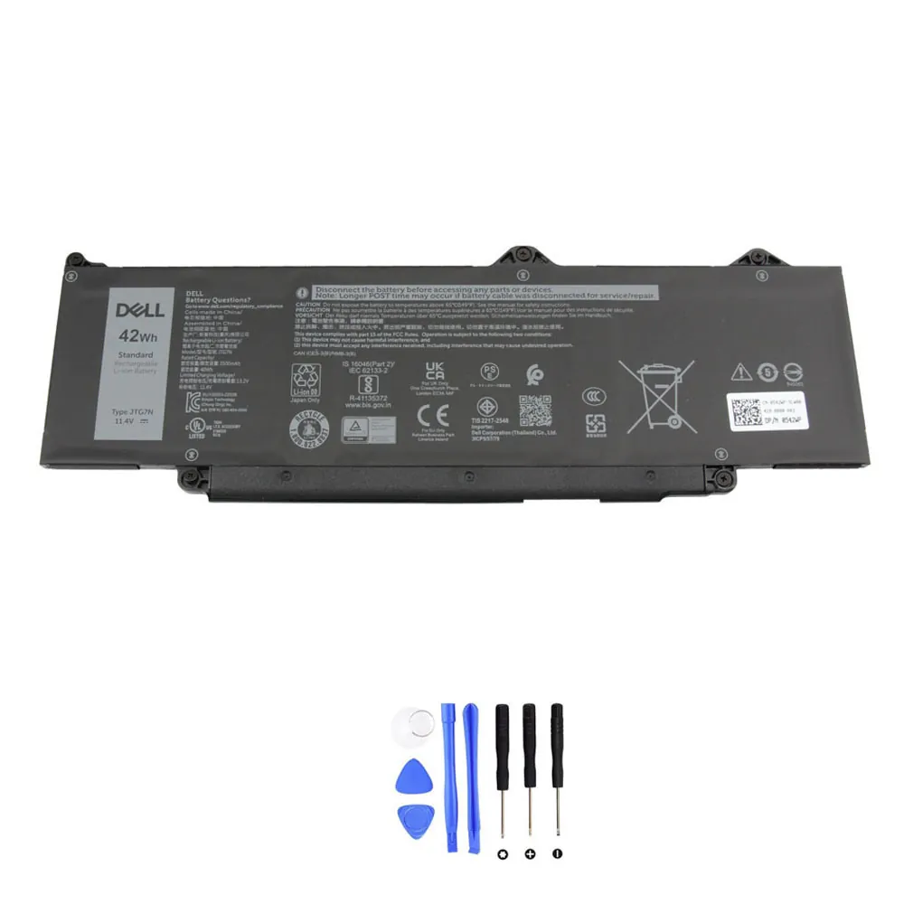 Dell JTG7N compatibele vervangingsaccu 42Wh