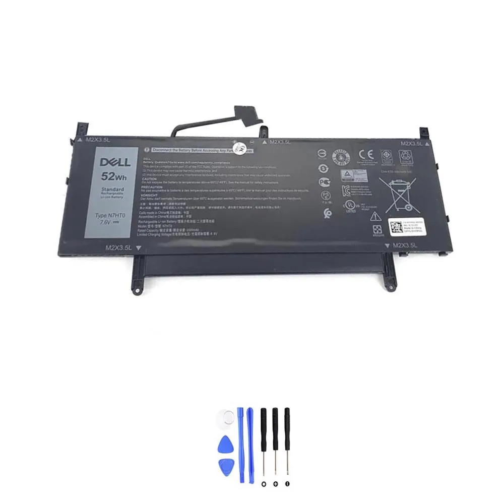 Dell N7HT0 accu (batterij) 52Wh