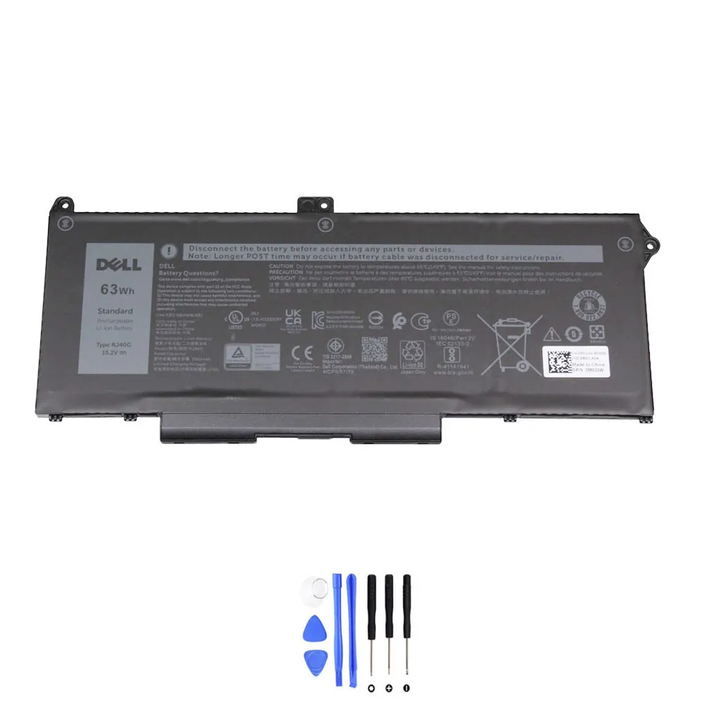 Dell RJ40G accu (batterij) 63Wh