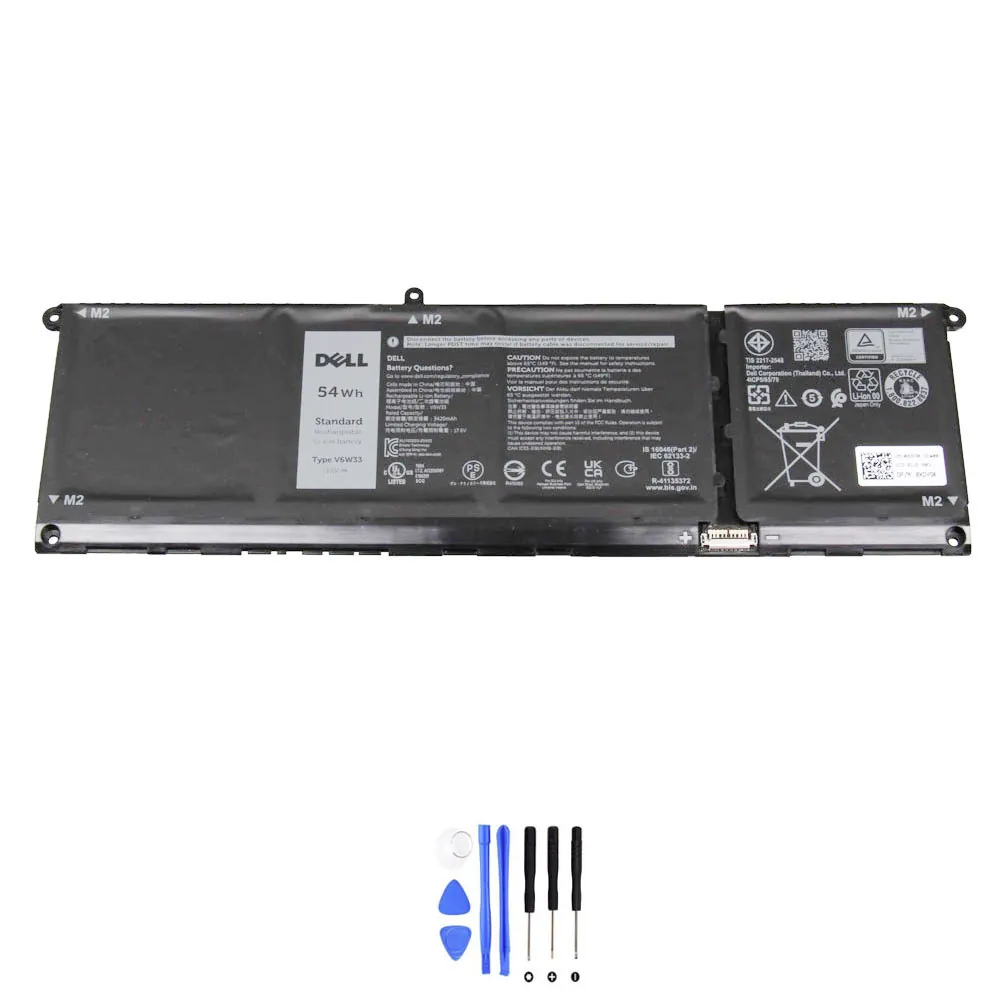 Dell V6W33 accu (batterij) 54Wh