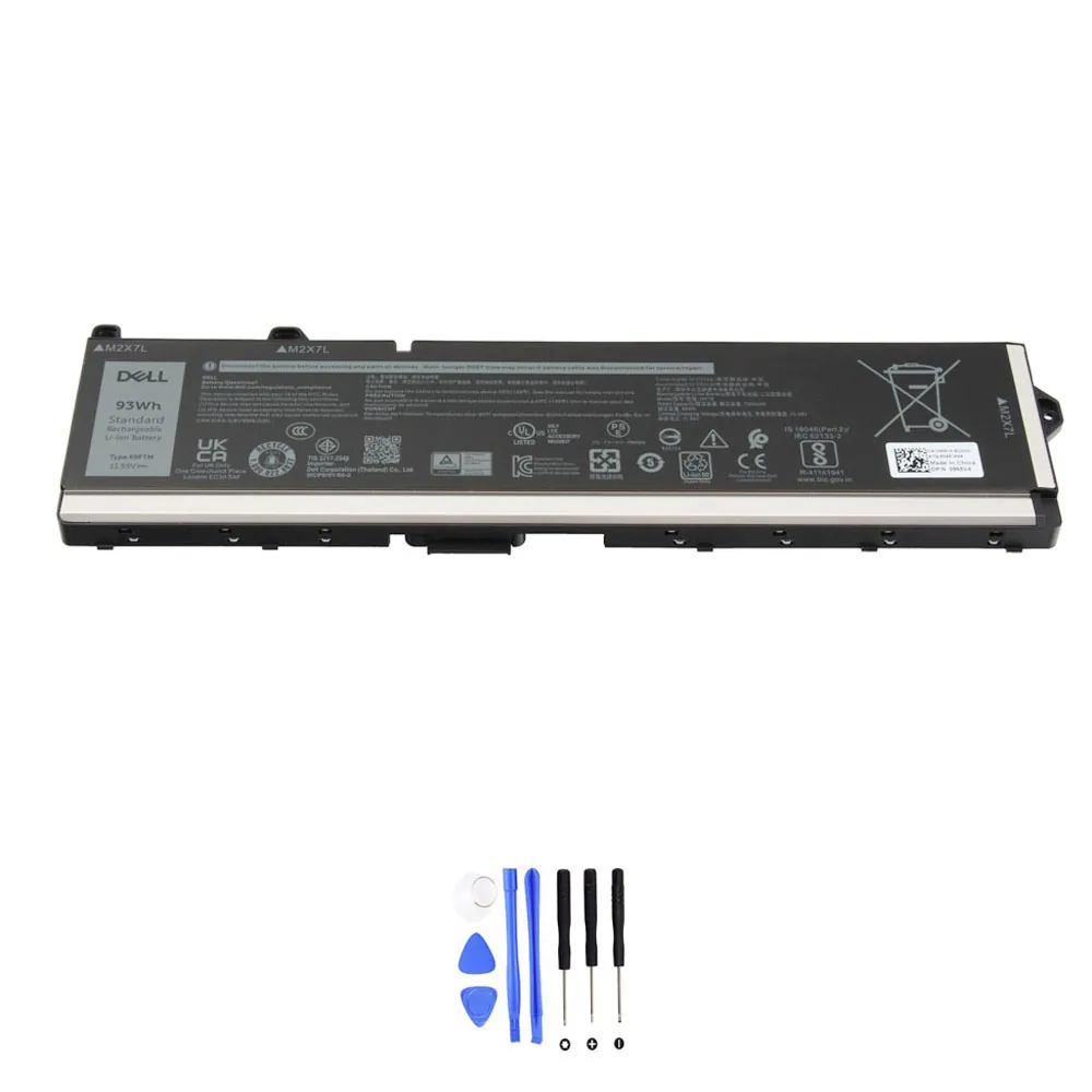 Dell X9FTM accu (batterij) 93Wh