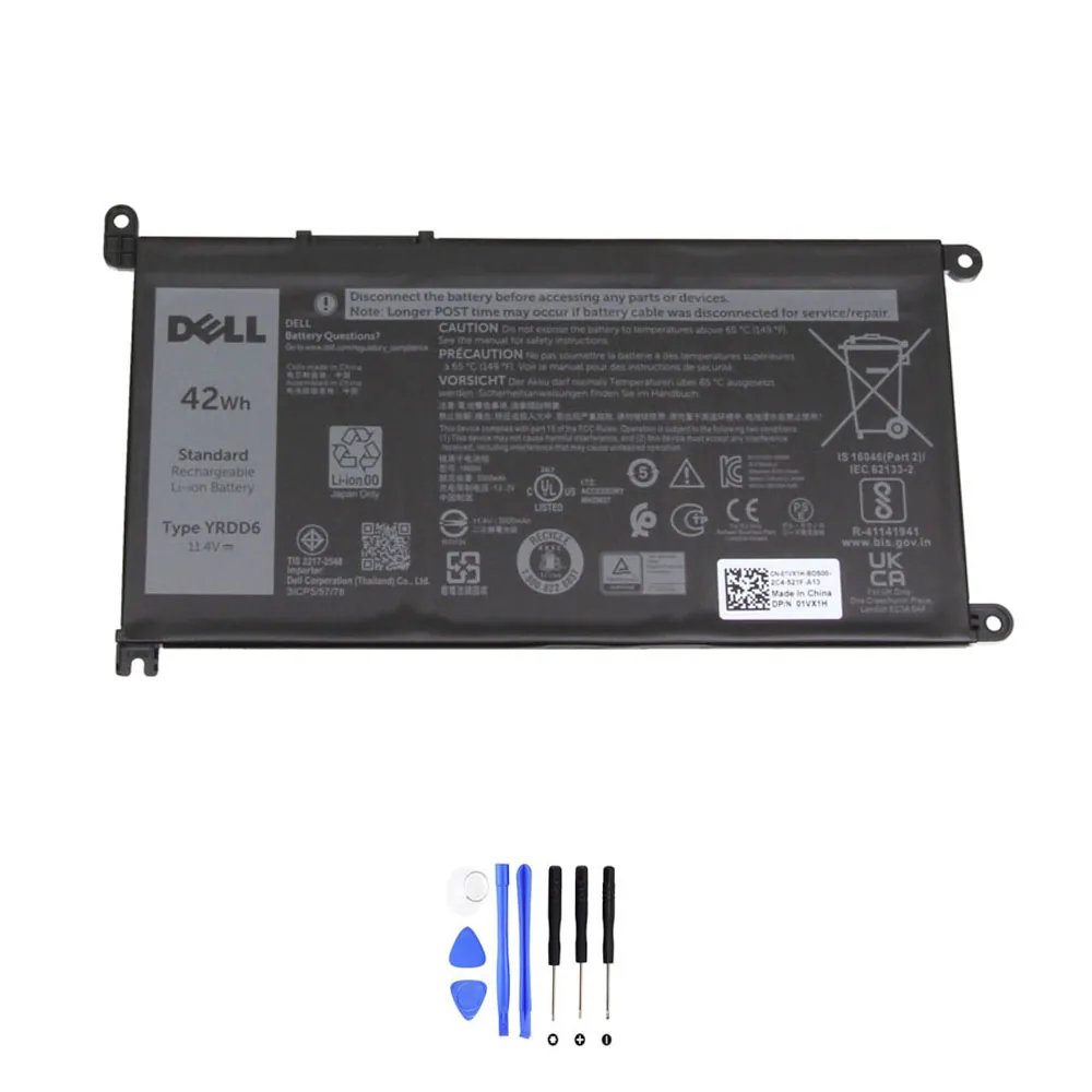 Dell YRDD6 accu (batterij) 42Wh