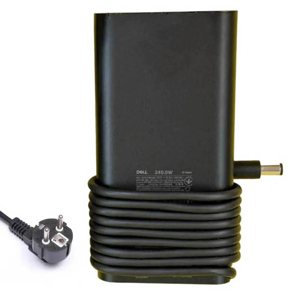 19,5V 12,31A 240W Dell gebogen oplader netadapter 7,4mm 5,0mm stekker
