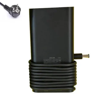 Geschikt voor Dell - 19,5V 12,31A 240W gebogen oplader netadapter 7,4mm 5,0mm stekker