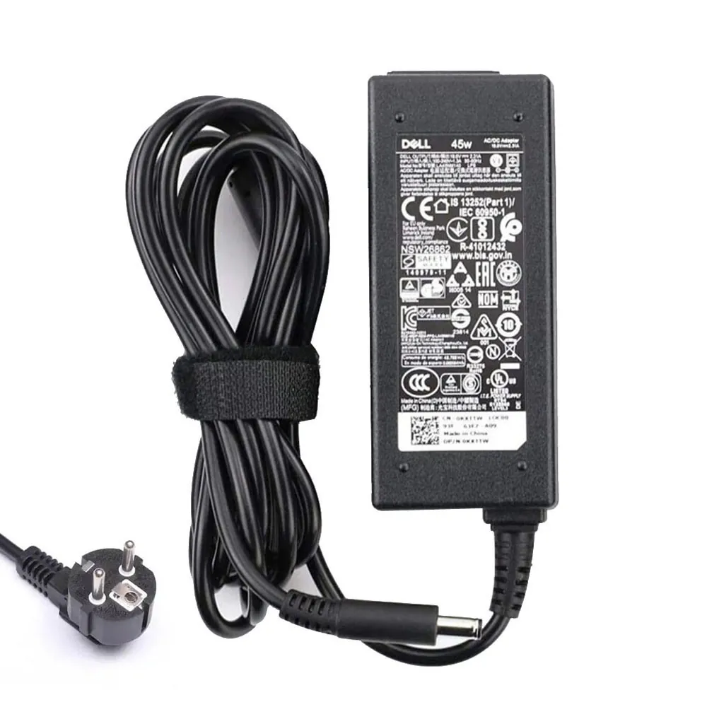 19,5V 2,31A 45W Dell oplader netadapter 4,5mm 3,0mm stekker