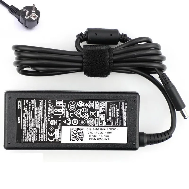 Geschikt voor Dell - 19,5V 3,34A 65W oplader netadapter 4,5mm 3,0mm stekker