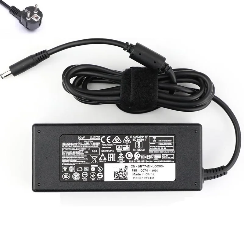 Geschikt voor Dell - 19,5V 4,62A 90W oplader netadapter 4,5mm 3,0mm stekker
