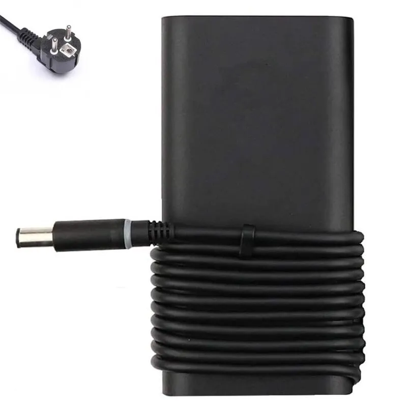 Geschikt voor Dell - 19,5V 4,62A 90W gebogen oplader netadapter 7,4mm 5,0mm stekker
