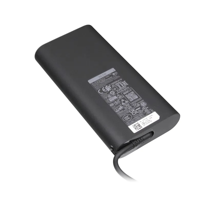 Geschikt voor Dell - 19,5V 4,62A 90W gebogen oplader netadapter 7,4mm 5,0mm stekker - Afbeelding 2