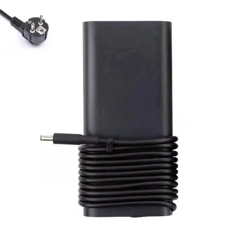 Geschikt voor Dell - 19,5V 6,67A 130W gebogen oplader netadapter 4,5mm 3,0mm stekker