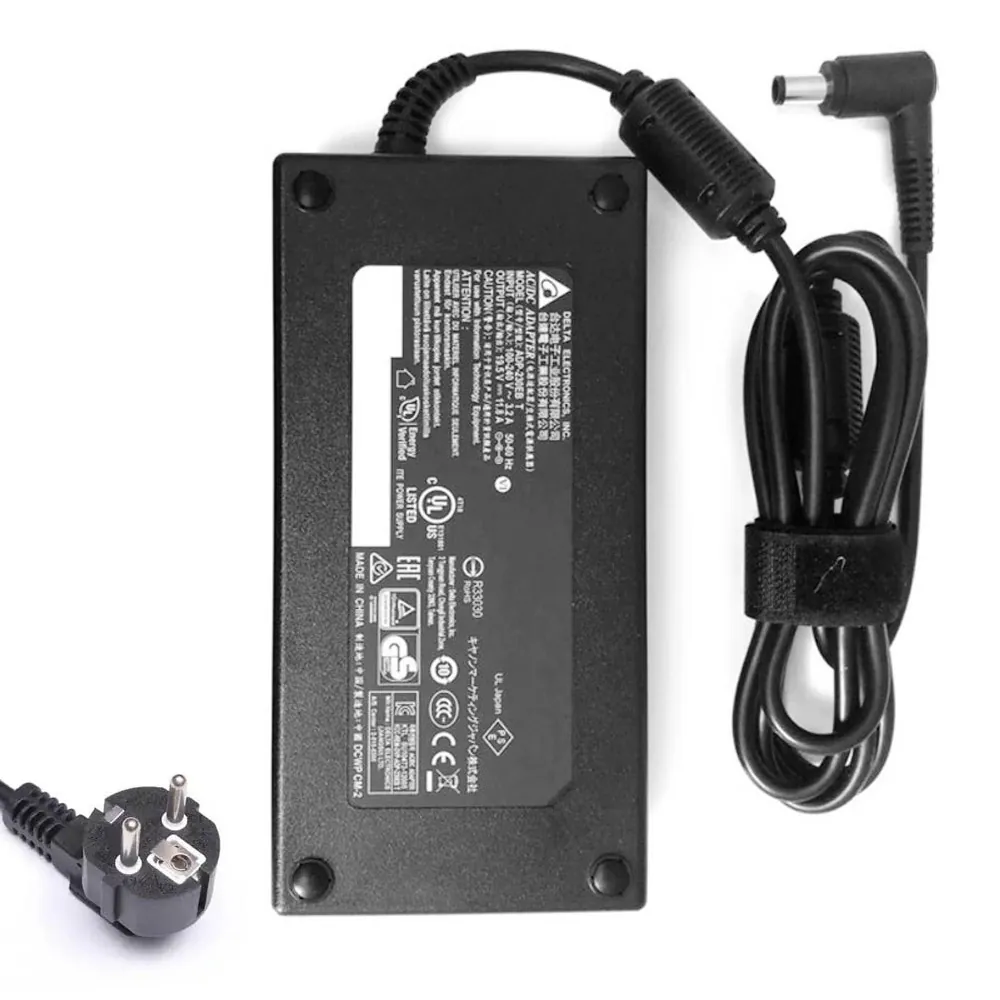 19,5V 9,23A 180W Delta oplader netadapter 5,5mm 2,5mm stekker