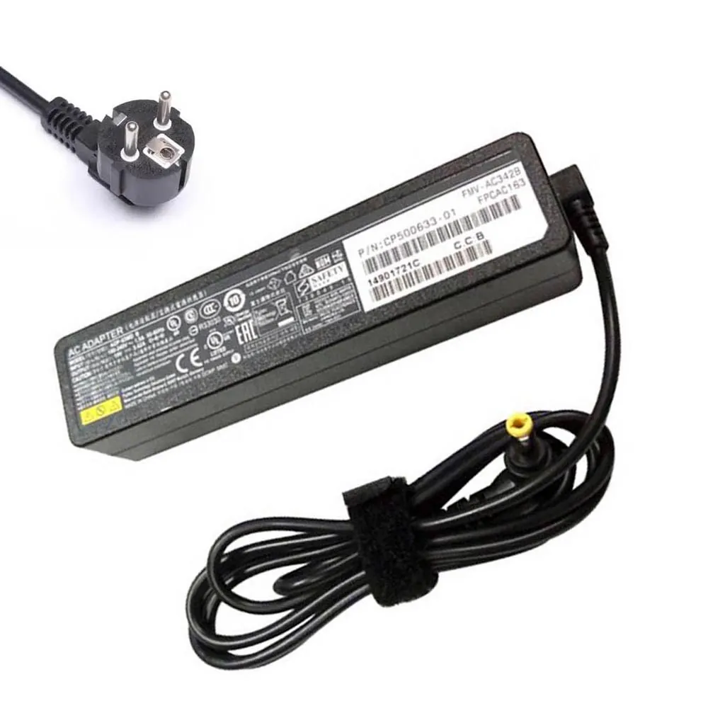 19V 4,74A 90W Fujitsu oplader netadapter 5,5mm 2,5mm stekker