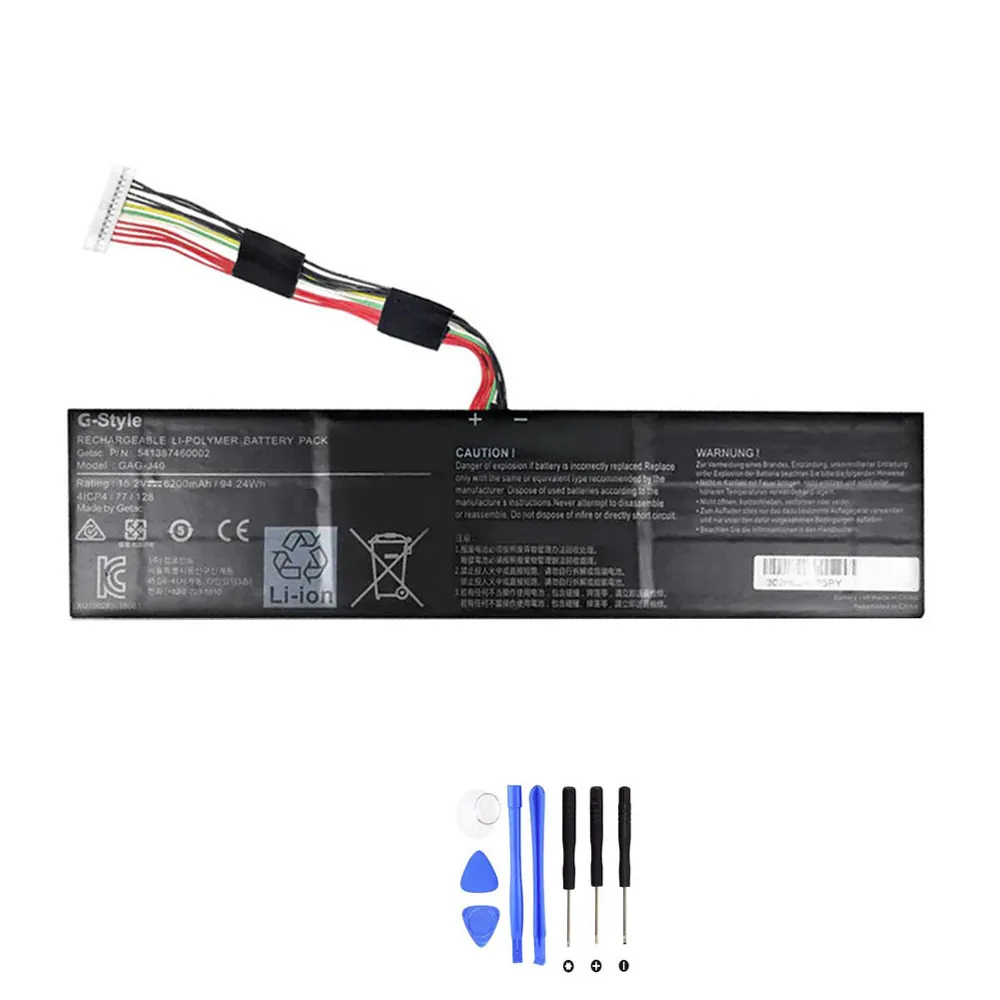 Gigabyte GAG-J40 29mm accu (batterij) 94,24Wh