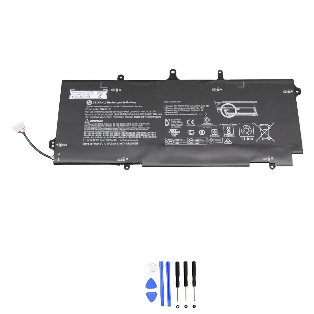 HP EliteBook Folio 1040 G1 G2 BL06XL accu (batterij) 42Wh